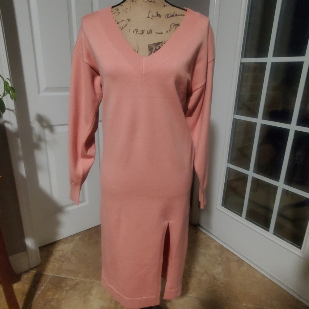Pink Forever 21 Sweater Dress